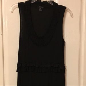 Black maxi dress